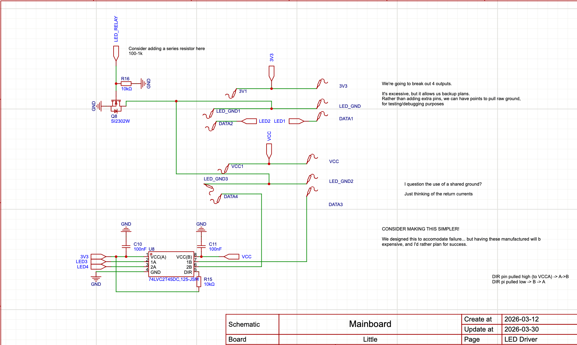 LED Driver Schematic