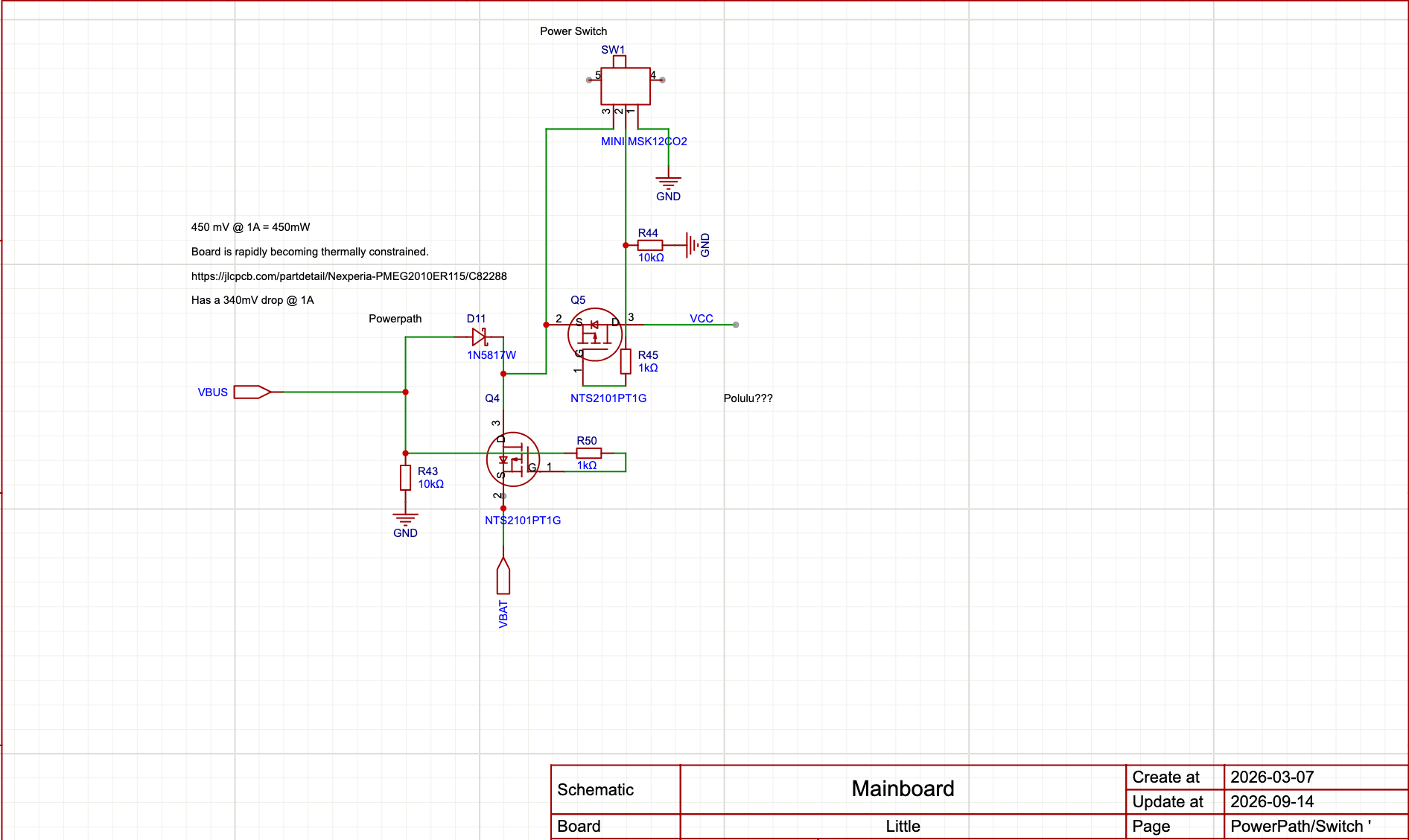 USB Passthrough/Powerpath Schematic